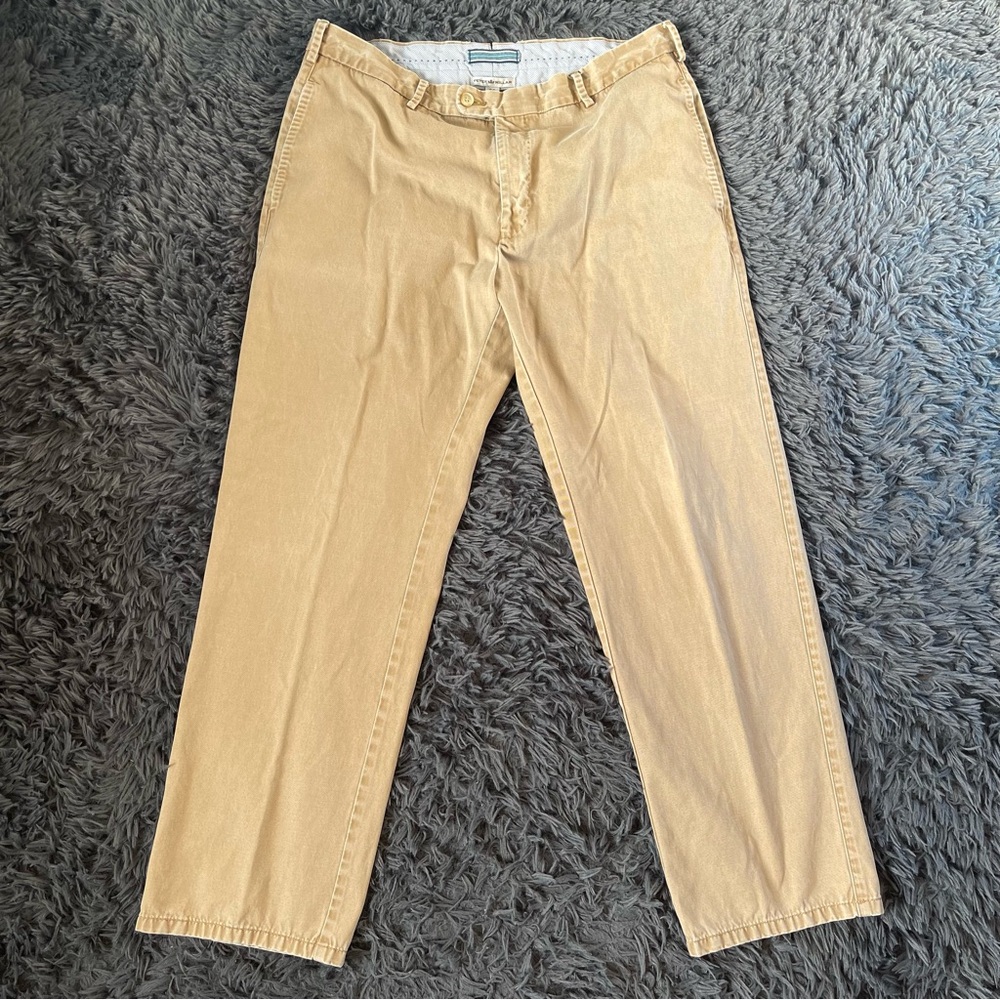 SOLD Peter Millar Tan Chinos Straight Leg Cotton Blend